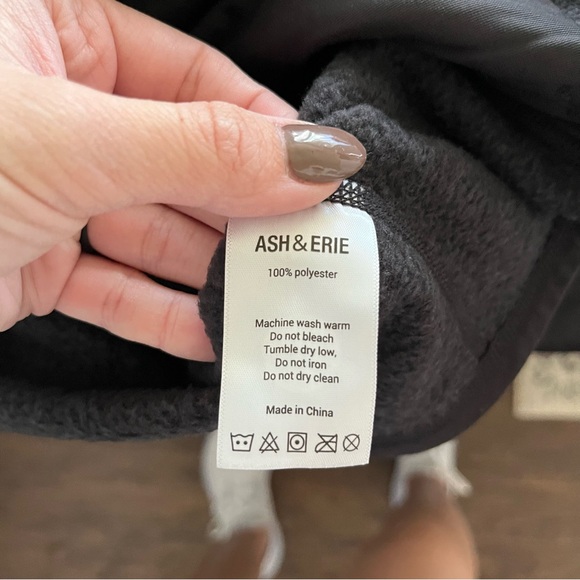 ASH & ERIE Men’s Full Zip Medium-weight Sweater Knit Fleece Jacket Medium - Picture 6 of 6